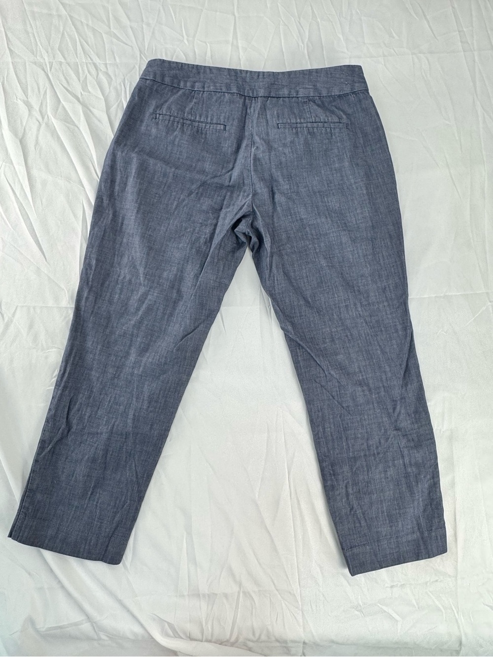 Express MenSlim Crop Chinos in Blue-Gray - Picture 6 of 6